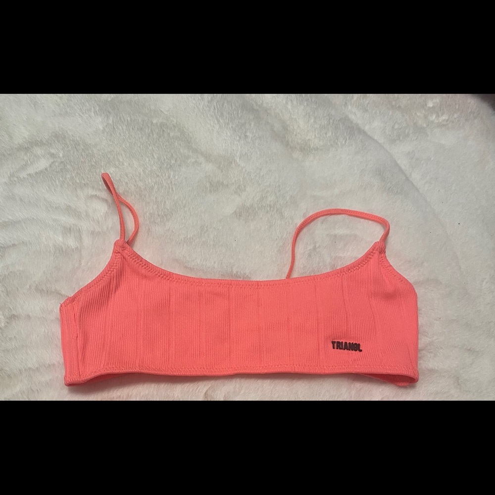 Triangl coral bikini